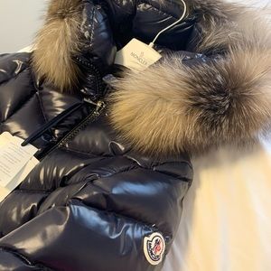 Moncler Fulmarus Long Jacket With Fur 